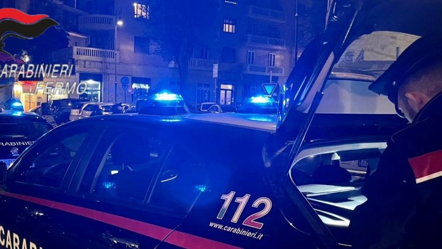 I carabinieri intervenuti sul luogo delle rapina