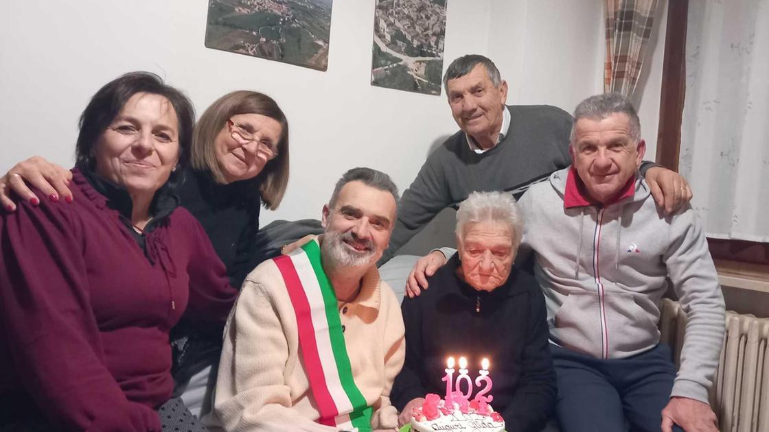 Gilda Contigiani a quota 102 anni