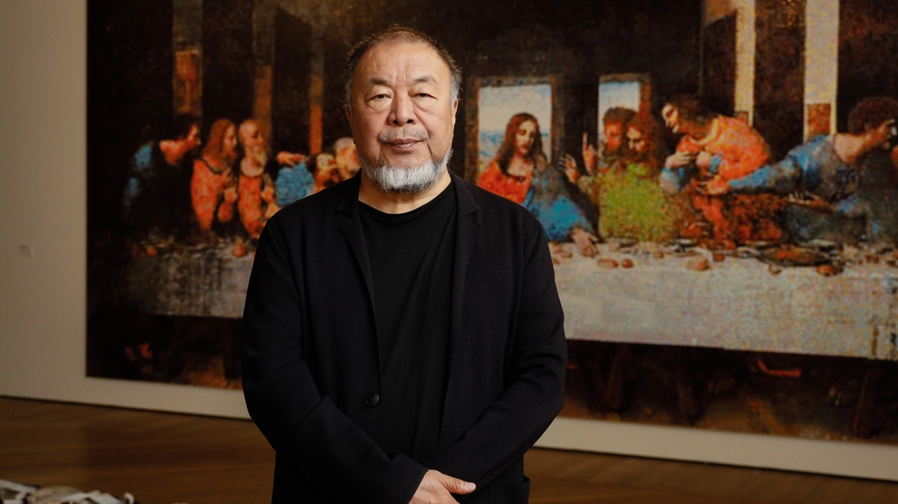 Ai Weiwei all'anteprima della mostra a palazzo Fava