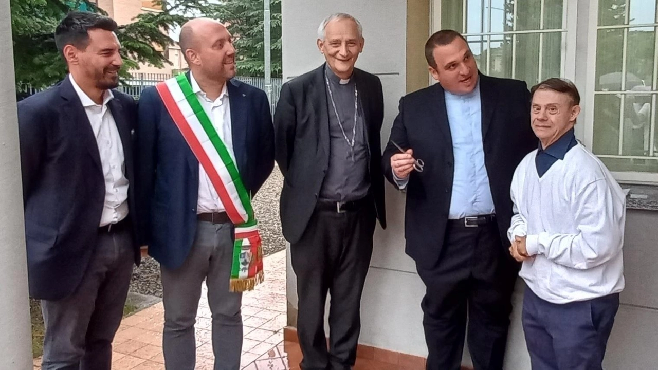 Inaugurazione del centro diurno ’La Nuova Quercia’ dell’Anffas, ospitato nei locali della parrocchia di Santa Lucia