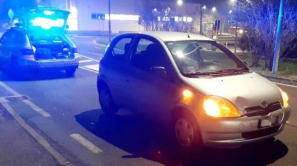 L'auto coinvolta nell'incidente