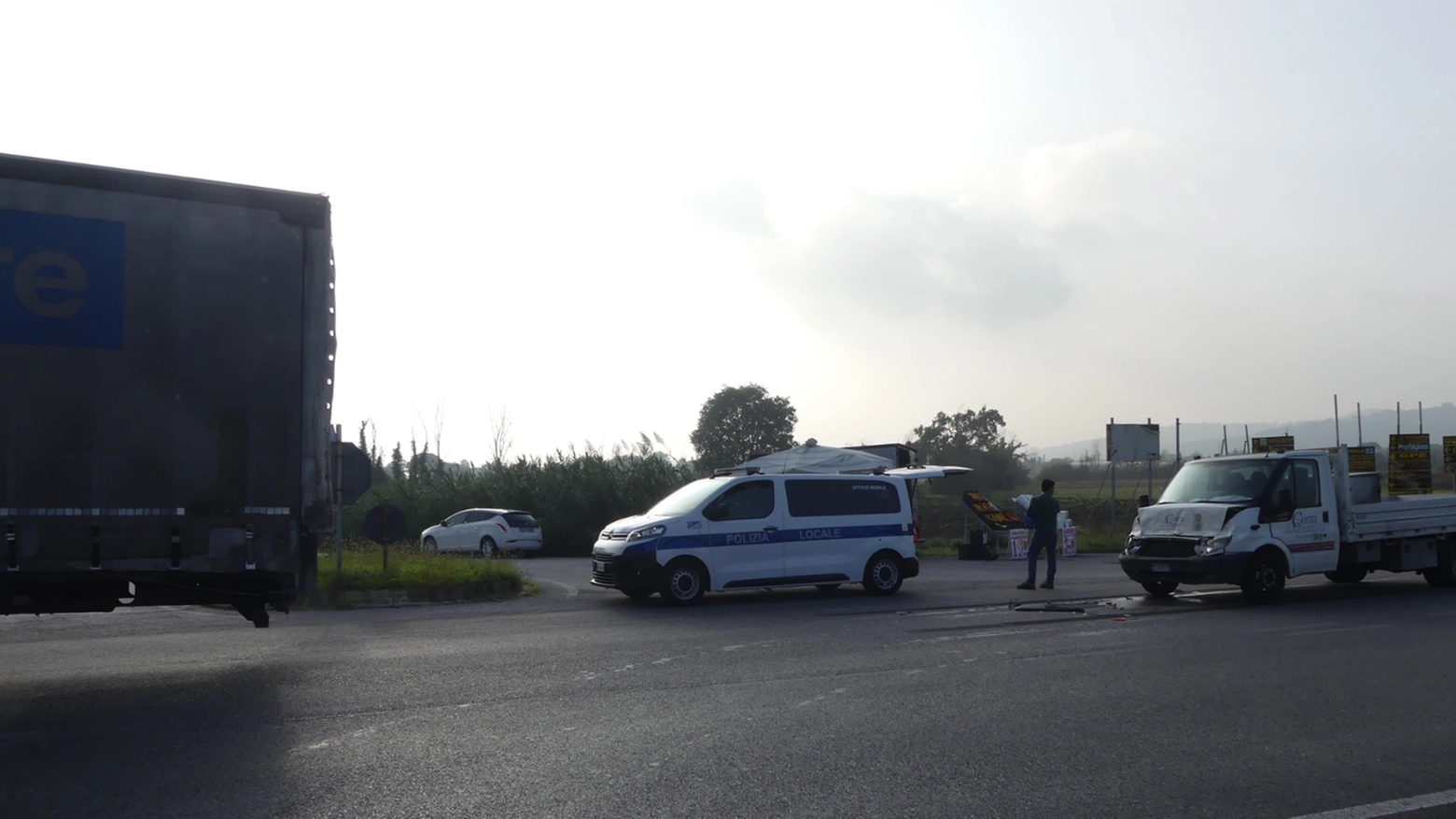 L'incidente in via Toniolo