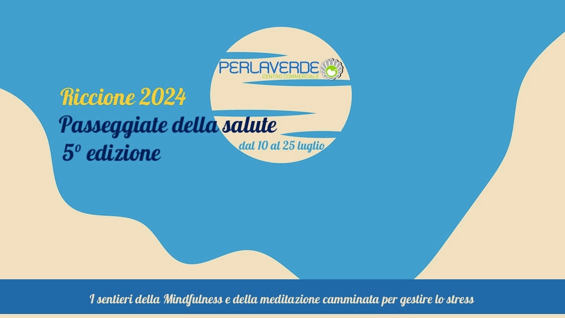 'Passeggiate della salute' in programma dal 10 al 25 luglio a Riccione
