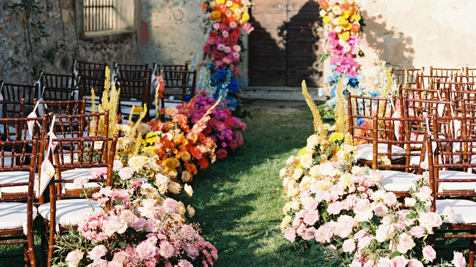 Un matrimonio organizzato dalla wedding planner Marilena Zambelli, nel dettaglio la scelta dei fiori
