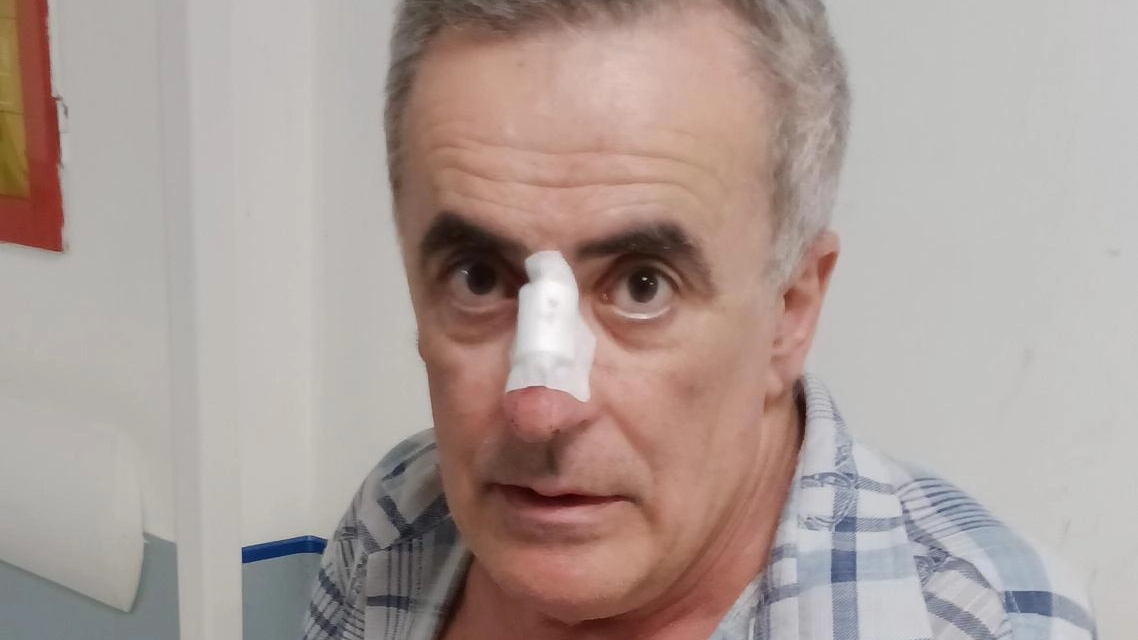 Giorgio Tarsi ieri in ospedale