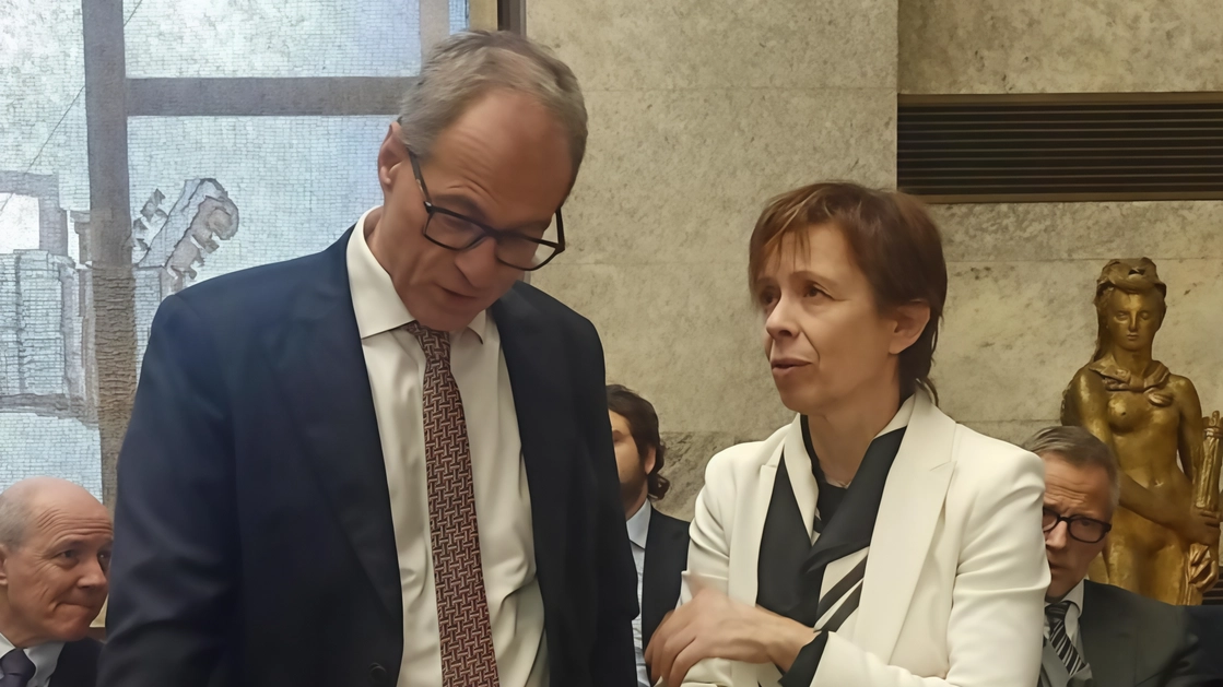 L’assessore regionale Stefano Aguzzi e il sindaco Daniela Ghergo