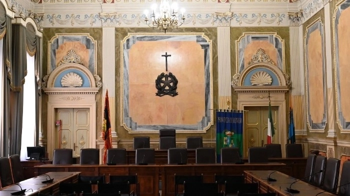 La sala consigliare della provicia di Rovigo (dal sito istituzionale)