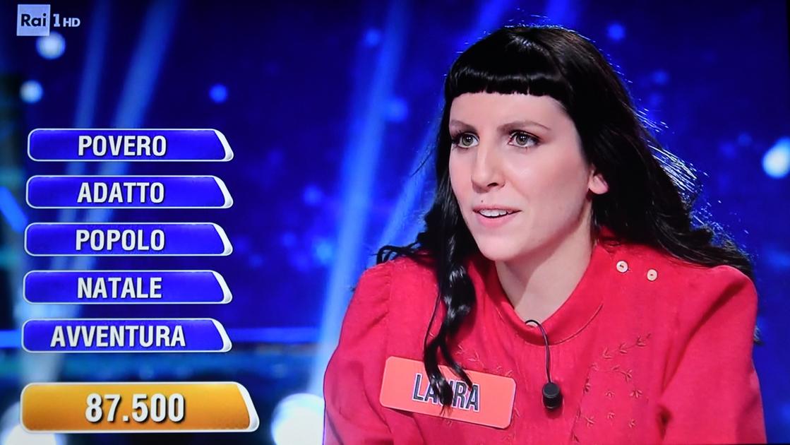 Laura sbanca l’Eredità: vince 87.500 euro su Rai 1