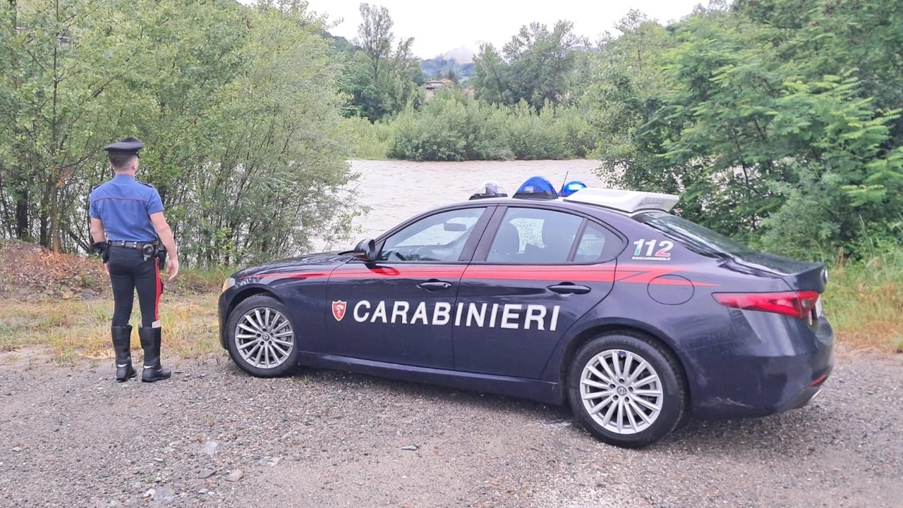 La piena del fiume Secchia, a Modena (foto Ansa)