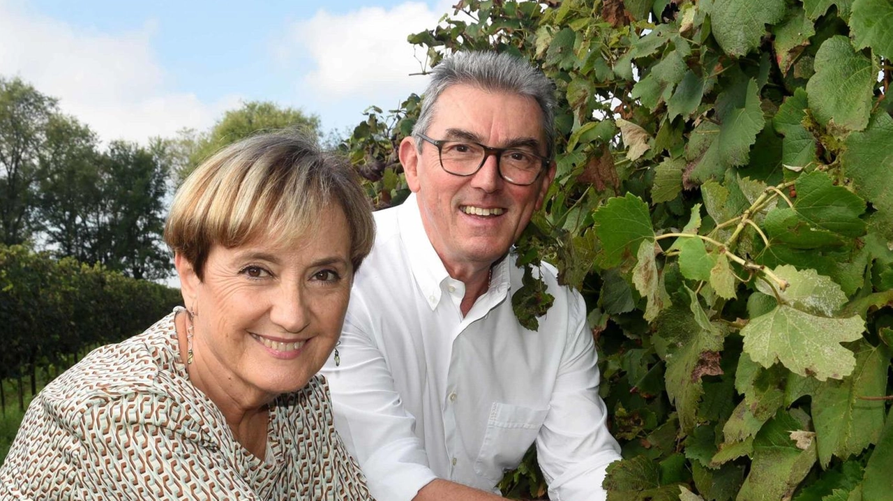 Carlo Bertelli e la moglie Nadia dell’azienda agricola di Bondeno (Ferrara)