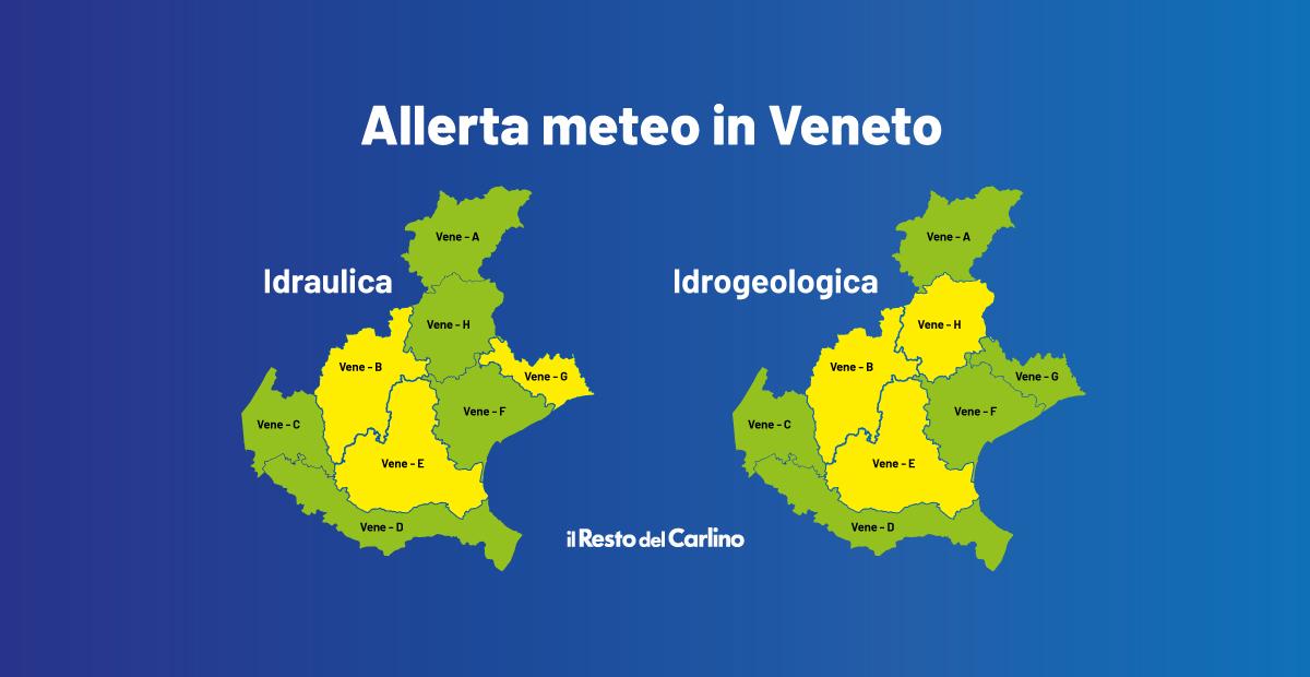 Allerta Gialla In Veneto: Quali Fiumi A Rischio Esondazione. La Mappa Meteo