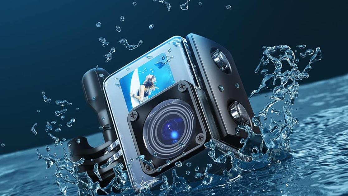 Perfetta per sport e viaggi: l’action cam WOLFANG GA200, resistente e compatta, gira video in 4K e ora è scontata del 20%