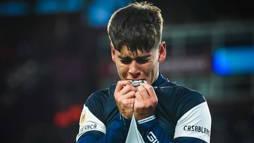 Benjamin Rodriguez a un passo dal Bologna, qui in lacrime salutando il Gimnasia La Plata