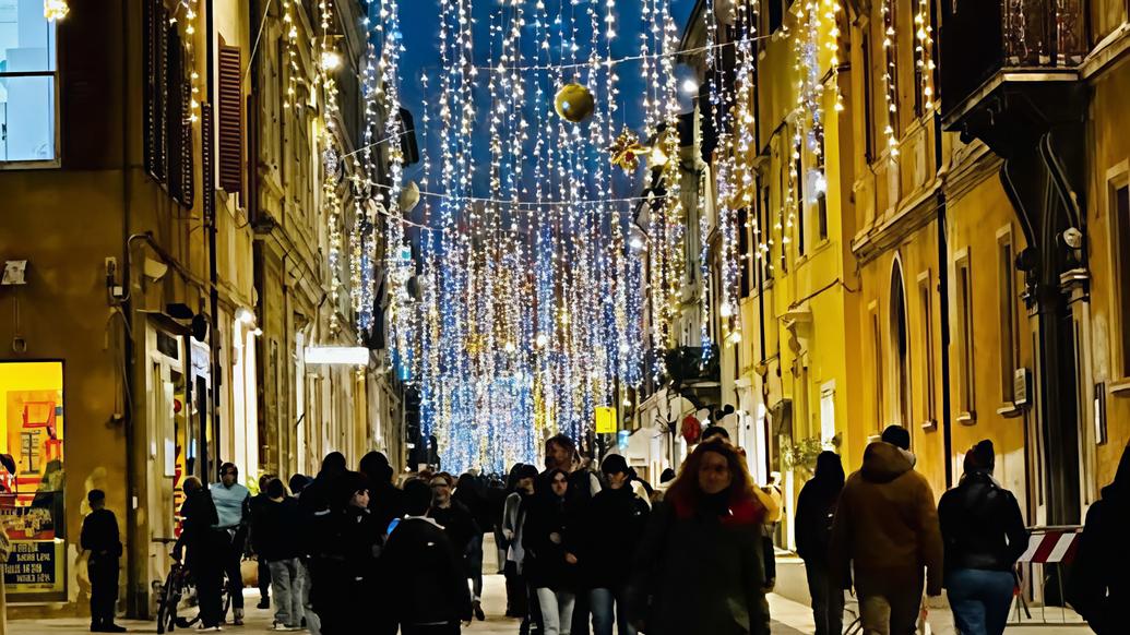 Natale frizzante con il cielo stellato