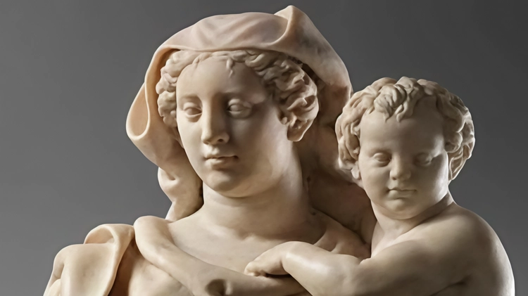 La Madonna col bambino di Girolamo Coltellini, realizzata in marmo, è. una preziosa testimonianza del Cinquecento bolognese