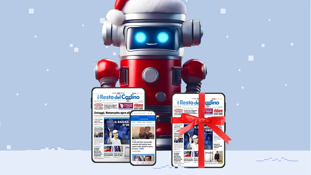 Natale 2024 con Il Resto del Carlino: abbonamento digitale al 50%