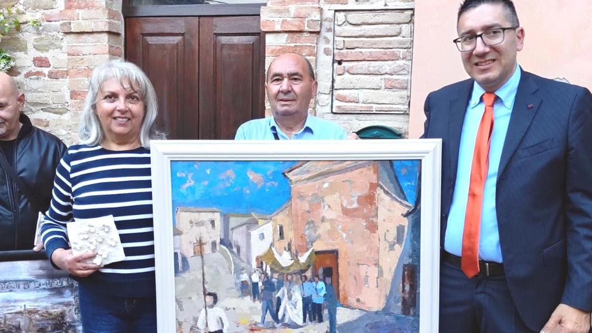 Oltre 50 scultori e pittori al concorso di Fratte Rosa vinto da Santuccia Petretti. Altre opere in vendita. .
