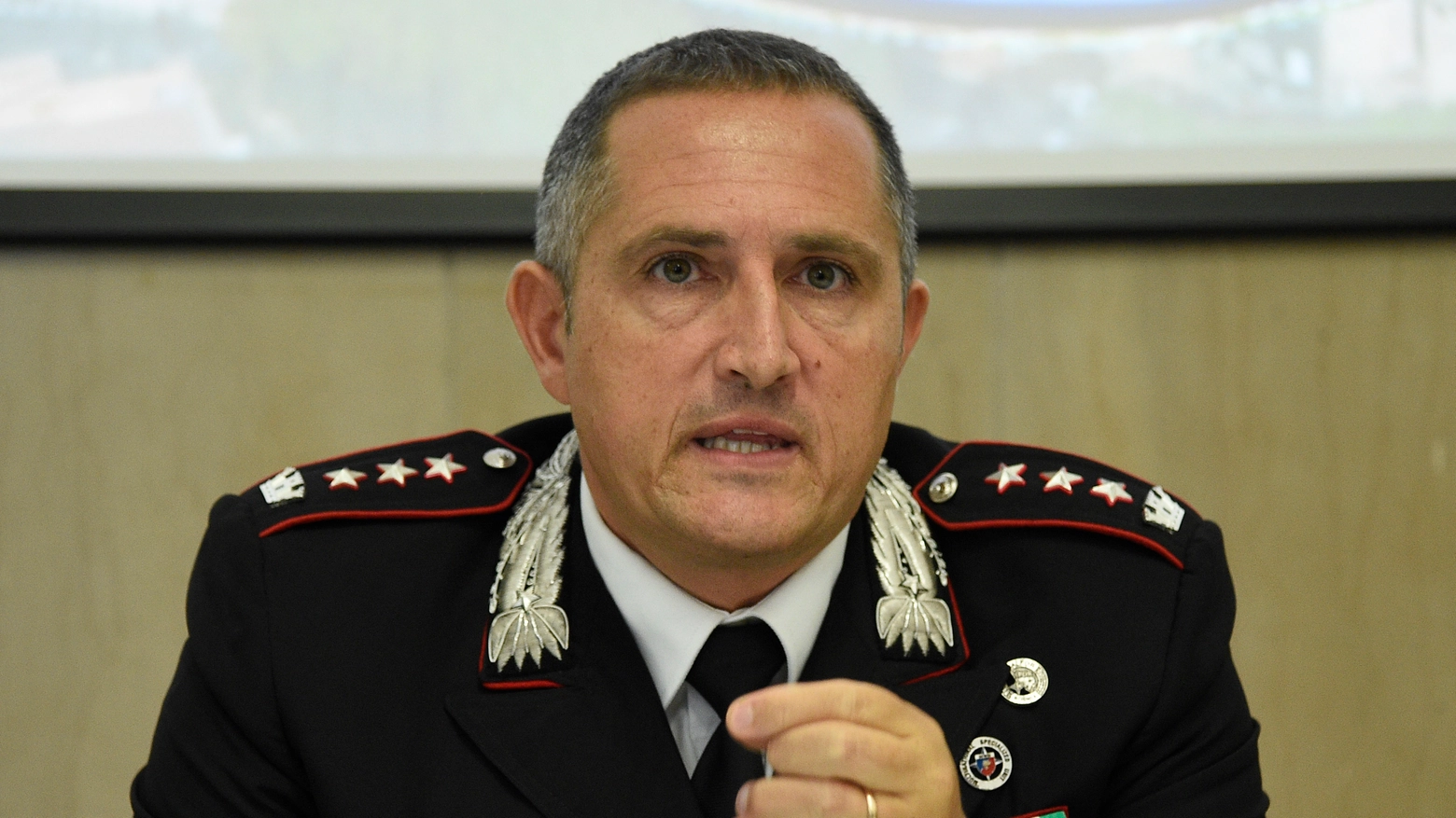 Il colonnello Raffaele Ruocco, nuovo comandante provinciale dei carabinieri