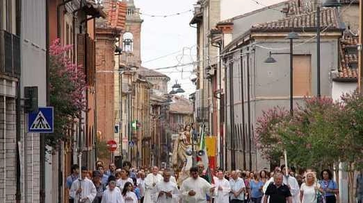 Un’immagine delle celebrazioni religiose dell’anno scorso