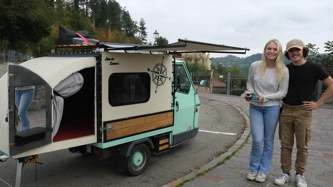 Viaggio dalla Germania a Montese in Apecar