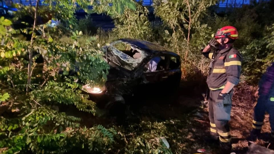 Pauroso incidente a Marzabotto: auto esce di strada e precipita per una decina di metri, gravissimo il conducente