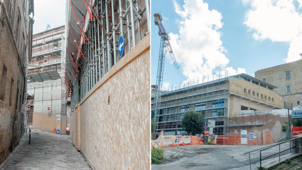 Fermo, centro quasi allo stremo: circondati dai cantieri tra polveri e rumori. E mancano parcheggi