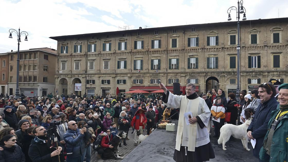 Gli animali si prendono la città. Centinaia in piazza per Sant’Antonio