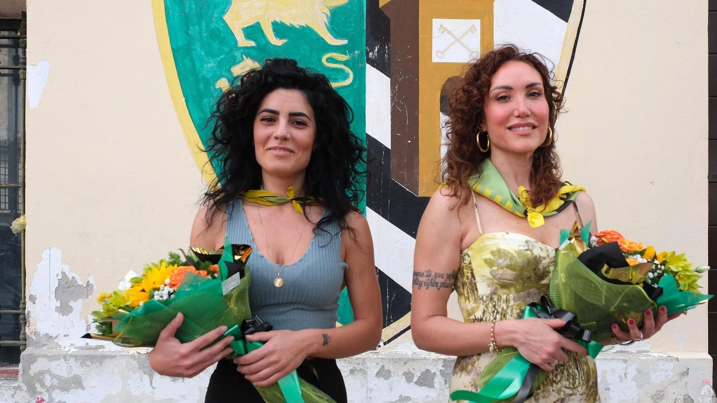 Quintana, corteo storico: ecco le prime dame: Serena Brasili e Alessia Piccioni