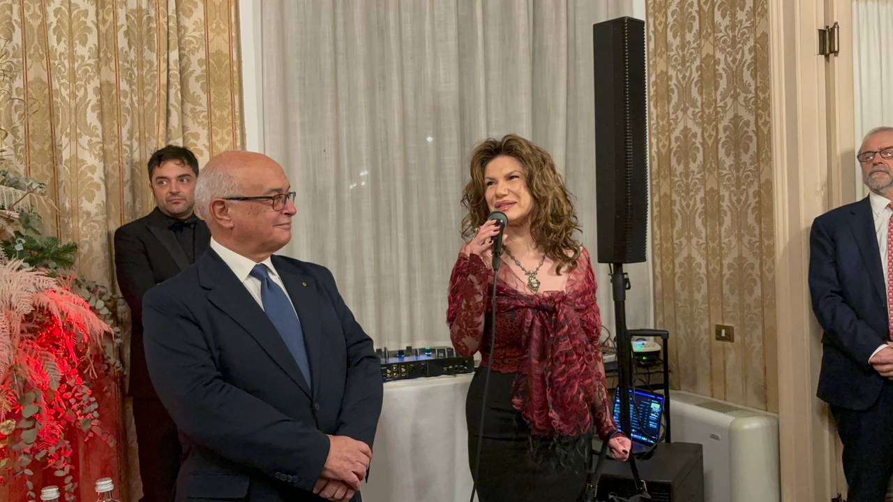 Daniele Ravaglia e Rosanna Ghetti alla cena del Circolo Bononia