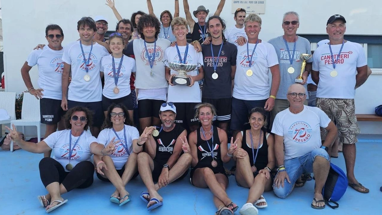 La Canottieri Pesaro vince per il secondo anno consecutivo il Trofeo "Adriatic Cup" di Coastal Rowing, con 4 ori e la vittoria nella classifica a squadre.
