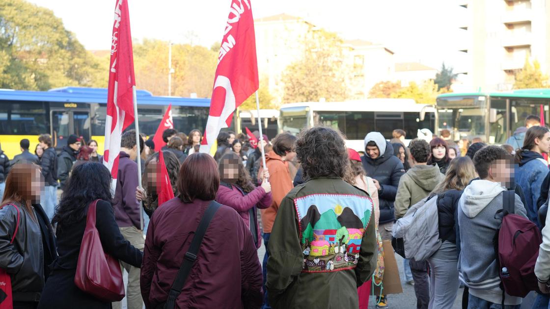 La manifestazione degli studenti: "Aule fredde e poca sicurezza. Sempre più episodi di violenza"