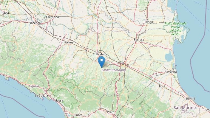 Terremoto nella notte tra Marano sul Panaro e Vignola (Modena). scossa di magnitudo 3.3