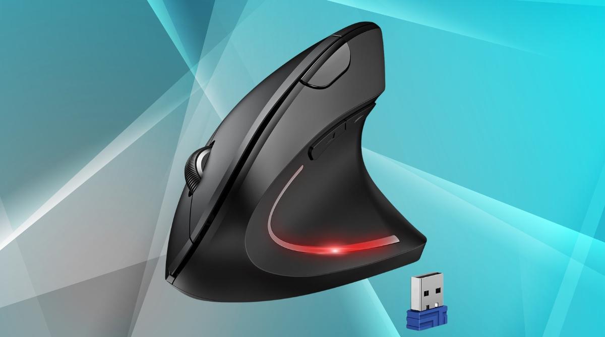 Mouse verticale Bluetooth con 6 pulsanti: zero fatica e compatibilità con tanti device