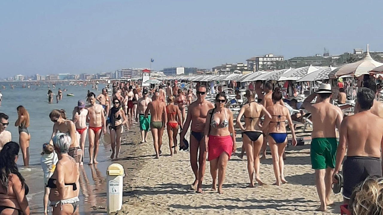 La spiaggia di Cesenatico