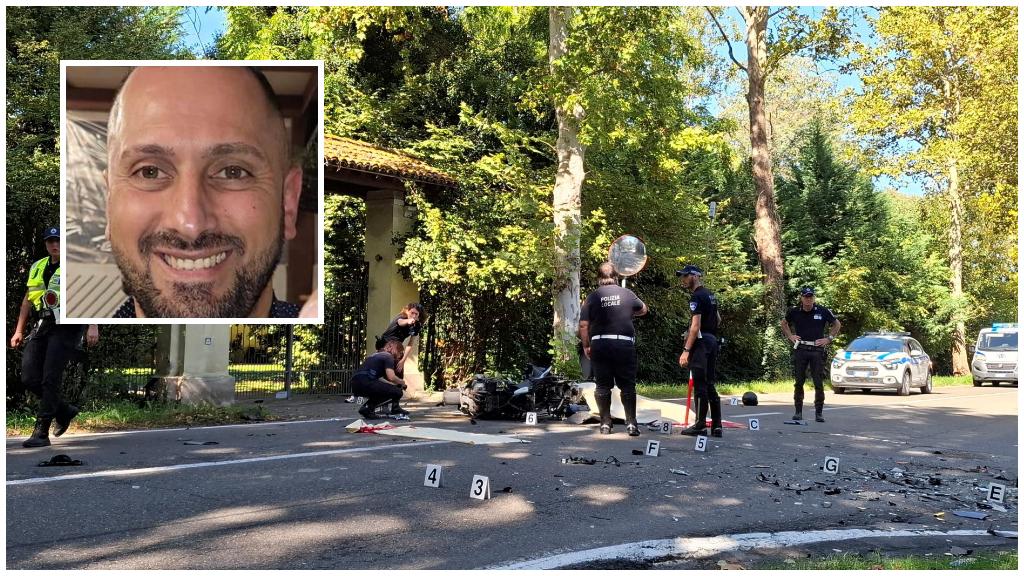 Tragico incidente tra moto e autobus: muore papà di due bambine