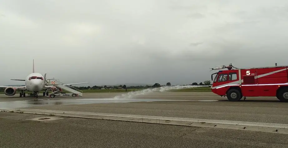 Incidente aereo, ma solo per finta. Simulazione di tragedia al ’Ridolfi’