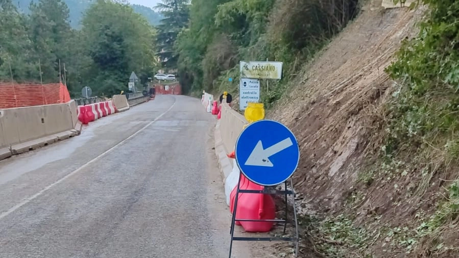 Il tratto della strada provinciale 302R Brisighellese Ravennate compreso tra il km 74+900 e 75+900 nella località di San Cassiano verrà riaperto in serata