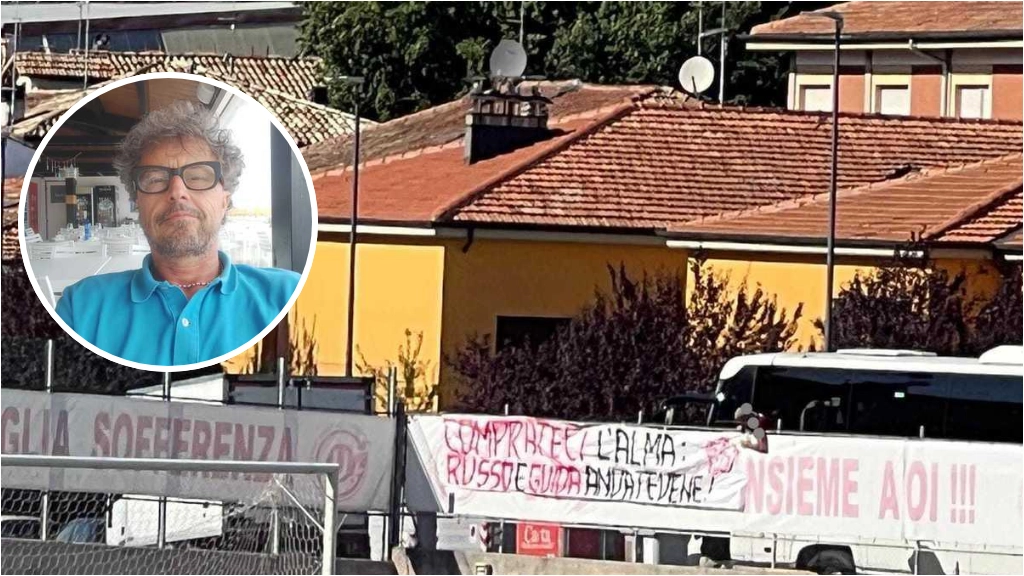 Guerra totale tra il Comune e l’Alma Juventus Fano; nel tondo, il consigliere e tifoso Panaroni (M5S)