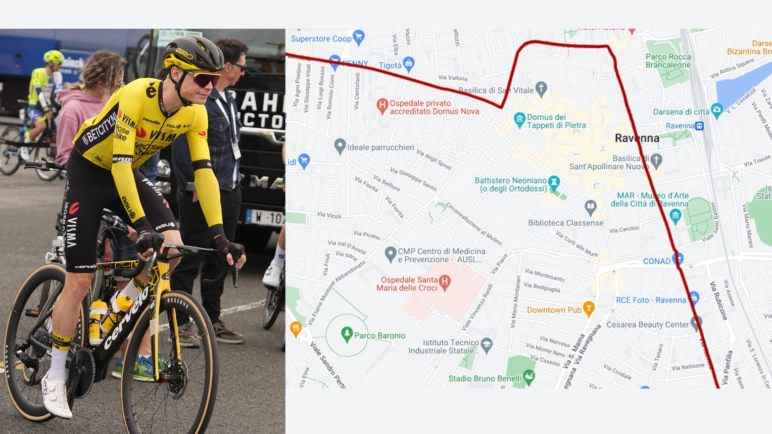 Il Tour de France e il passaggio a Ravenna: il percorso e le strade chiuse