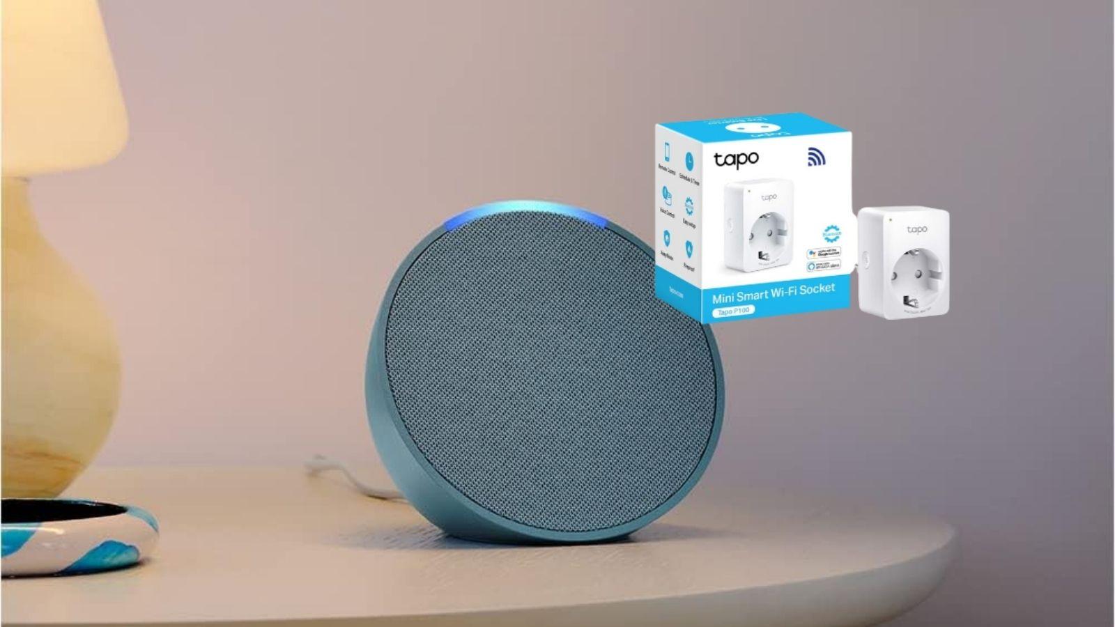 Echo Pop + presa smart: il bundle per la casa intelligente in promo Amazon