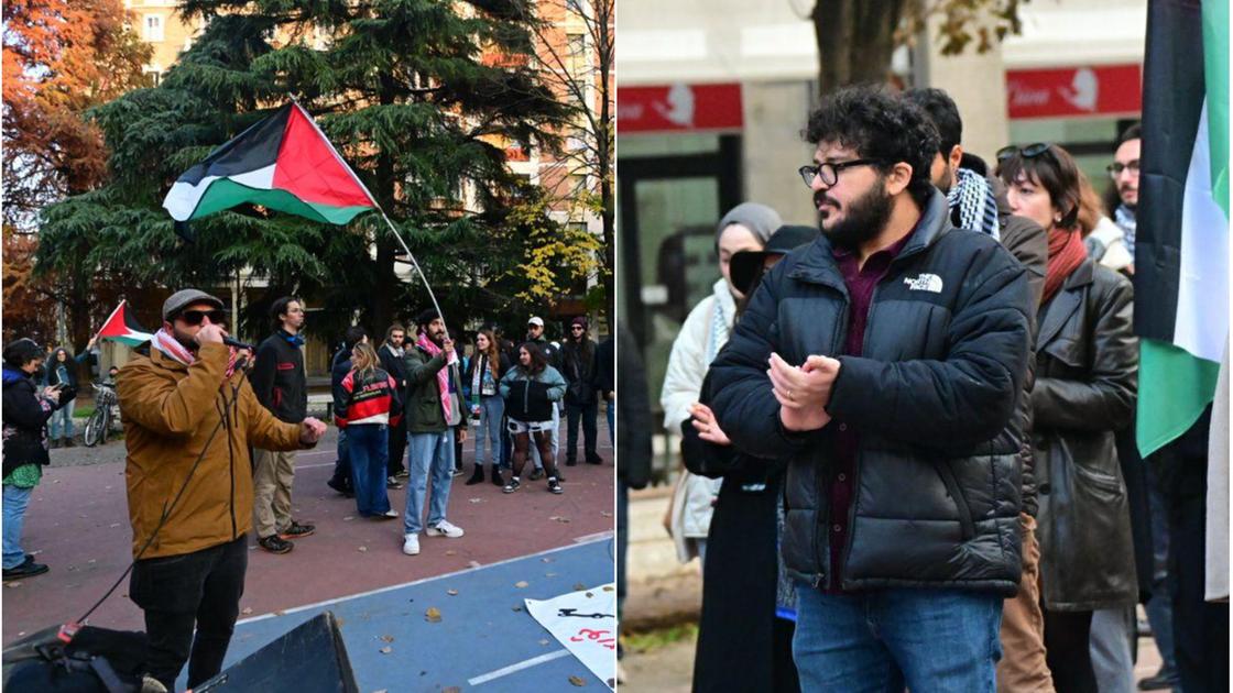 Manifestazione pro Palestina oggi a Bologna: partito il corteo, presente anche Zaki