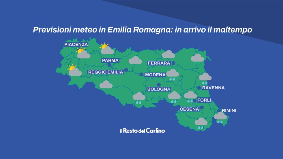 Maltempo in arrivo in Emilia Romagna: ecco quale sarà il giorno peggiore, le previsioni