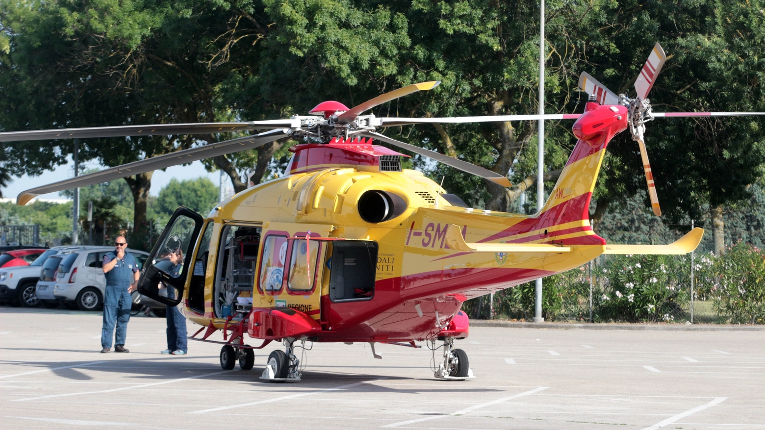 Il bambino è stato trasferito in volo verso il Torrette di Ancona dove è stato sottoposto a tutti gli accertamenti necessari (foto d'archivio)