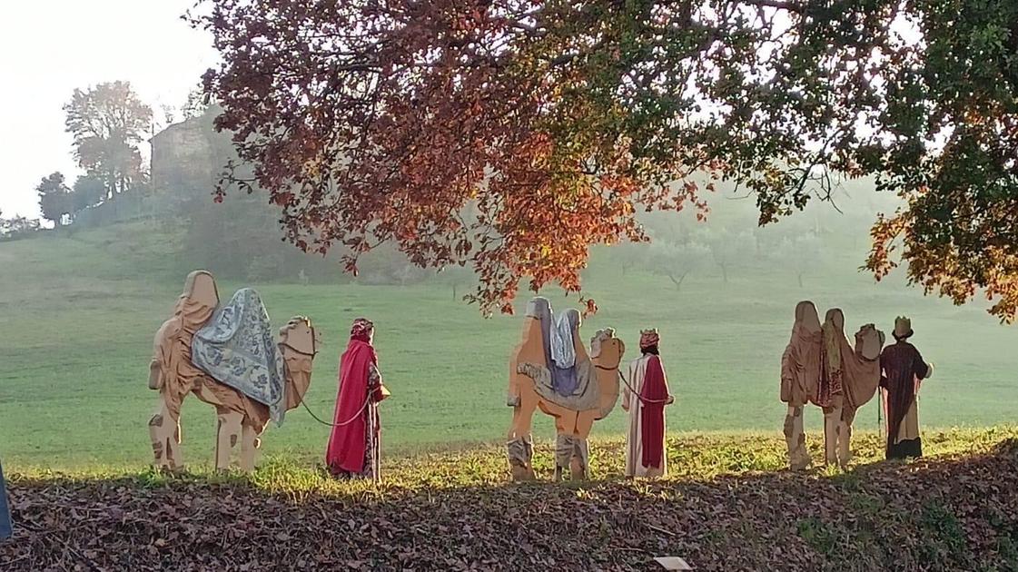 Presepe di Talacchio. Danni e statue scomparse: "Rubati anche i Re Magi"