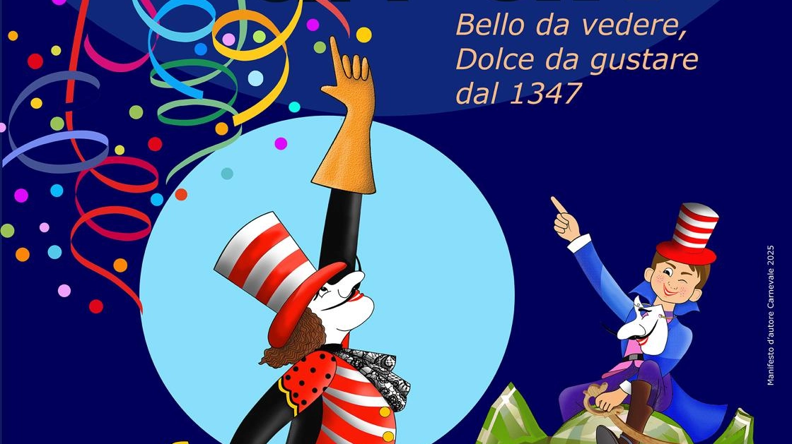 Il Manifesto del Carnevale di Fano 2025 a firma di Maddalena Fano Medas