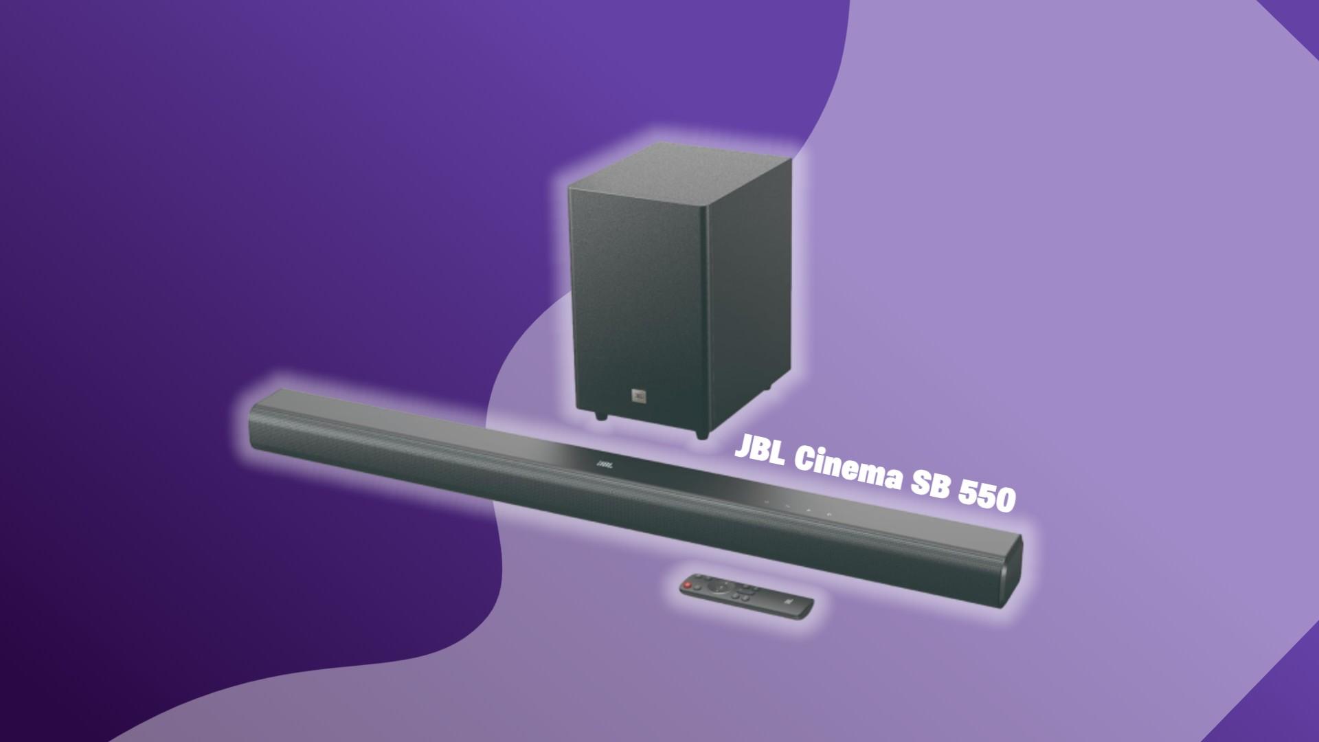 Suono potente e cristallino con la soundbar JBL Cinema SB 550 con Dolby Atmos