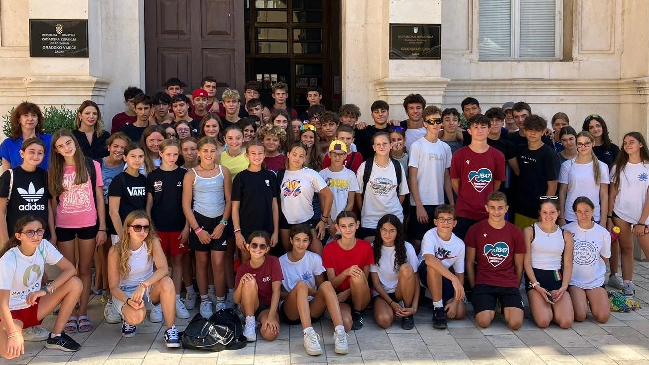 Reggiana Nuoto, progetto pilota. Collegiale nella città gemella di Zara