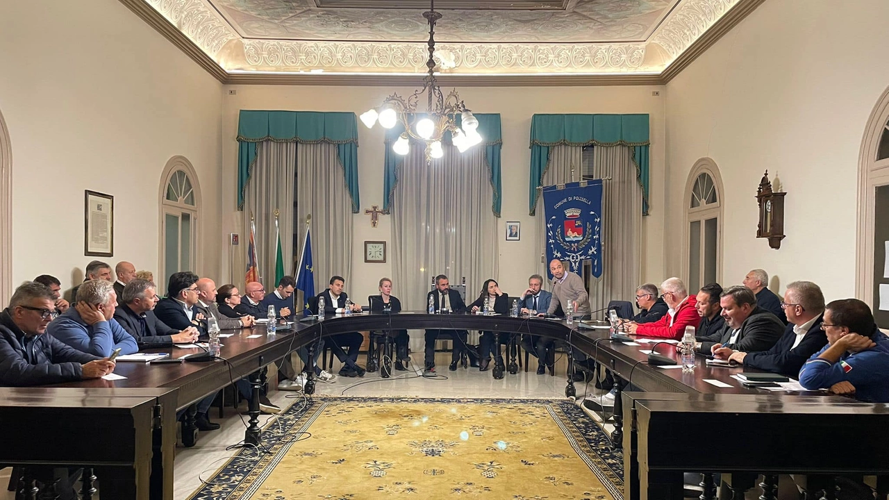 Un momento dell'incontro sulla crisi Berco in sala consiliare a Polesella