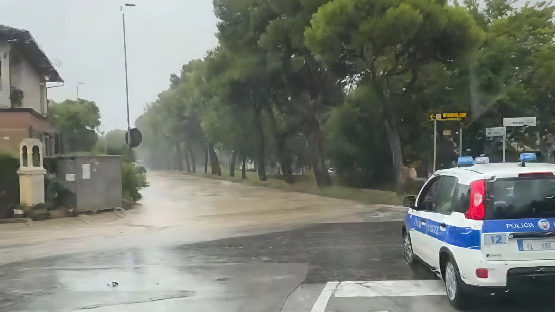 Alcune strade invase dall’acqua tra mercoledì e giovedì dopo il passaggio della forte perturbazione