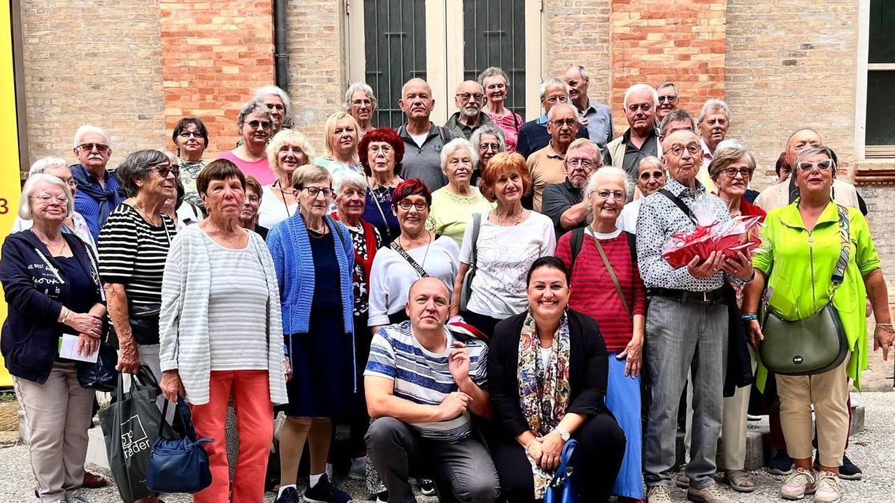 La delegazione di anziani del Baden-Württemberg con la vicesindaca Loretta Manocchi